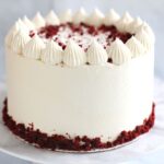 Red Velvet Coffee Drip Cream Cake - Image 2