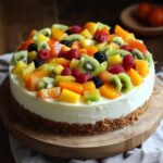 Fresh Fruits Topped Red Velvet Cake - Image 2