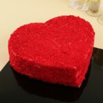 Red Velvet Heart Shape Cake - Image 4