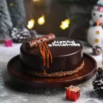 Christmas Wishes Chocolate Truffle Cake - Image 2