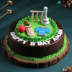 Cricket Theme Birthday Cake - Image 3