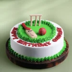 Cricket Theme Birthday Cake - Image 4