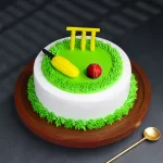 Cricket Theme Birthday Cake