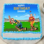 Cricket Theme Birthday Cake - Image 2