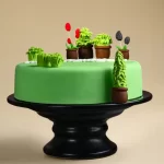 Green Garden Retirement Cake - Image 2