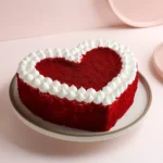 Red Velvet Heart Shape Cake - Image 3