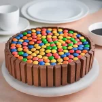 Gems & KitKat Chocolate Truffle Cake