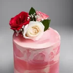 Sweet Forever Floral Wedding Cake - Image 2