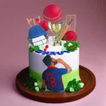 Cricket Frenzy Photo Cake - Image 4